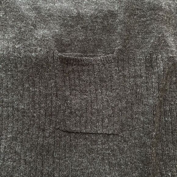 CHICO’S OS Brown Knit Wool Blend Ruana Shawl Wrap Casual Cocktail Lagenlook - Picture 15 of 16